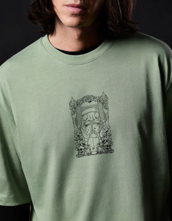 BARBATI - Celio Tricou Verde Oversize Barbati