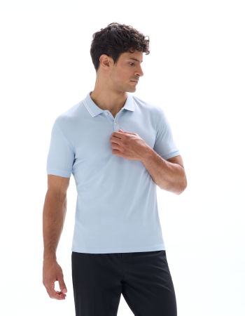 МУЖЧИНЫ - Celio Мужская Футболка-Поло Светло-Синяя 