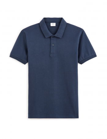 Celio Tricou Polo Navy Straight Barbati [3]