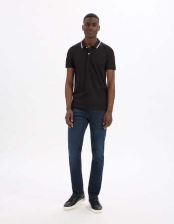 Celio Tricou Polo Negru  Barbati [2]