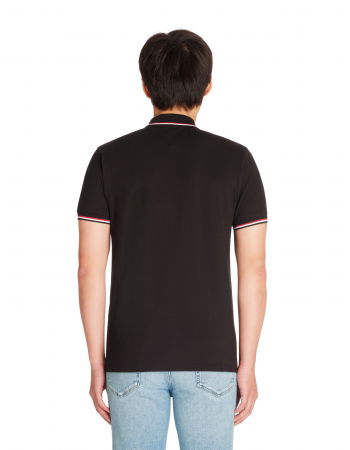 Футболки и Поло - Celio Мужская Футболка-Поло Чёрная Slim