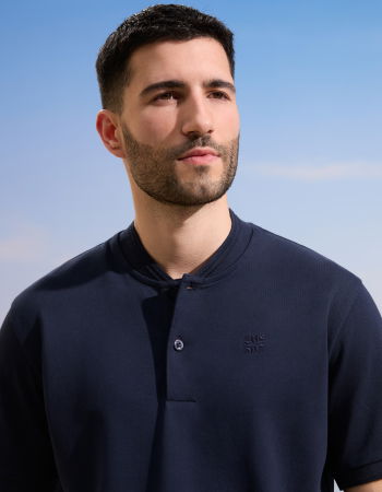 BARBATI - Celio Tricou Polo Navy  Barbati