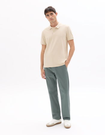 BARBATI - Celio Tricou Polo Bej Straight Barbati