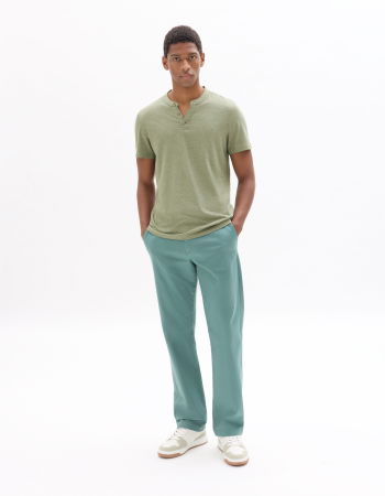 BARBATI - Celio Tricou Verde Masliniu Regular Barbati
