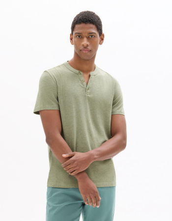 BARBATI - Celio Tricou Verde Masliniu Regular Barbati