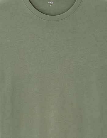BARBATI - Celio Tricou Verde Regular Barbati