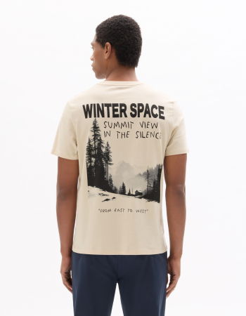 МУЖЧИНЫ - Celio Мужская Футболка Беживая Regular