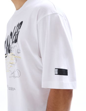 BARBATI - Celio Tricou Alb  Barbati