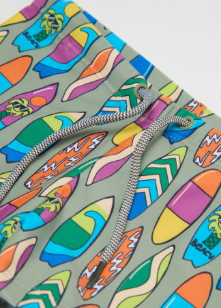 Accesorii - Chiloti Plaja Multicolori Baieti 3-10 Ani