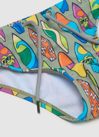 Accesorii - Chiloti Plaja Multicolori Baieti 3-10 Ani