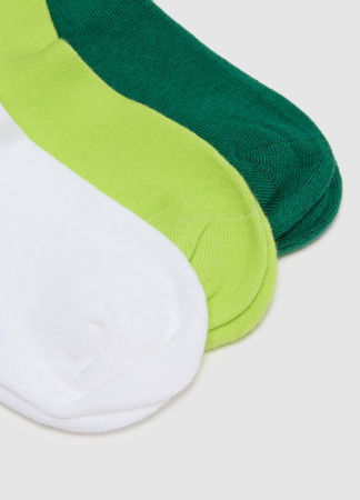 Accesorii - Ciorapi Scurti Albastri/Verzi Baieti 3-10 Ani