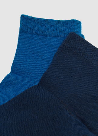 Accesorii - Ciorapi Scurti Albastri/Verzi Baieti 3-10 Ani