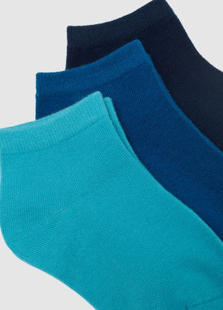 BAIETI - Ciorapi Scurti Blue/Orange Baieti 3-10 Ani