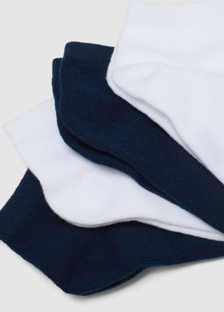 Accesorii - Ciorapi Scurti Blue/White Baieti 3-10 Ani