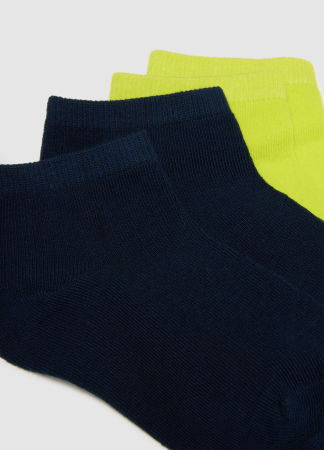 Accesorii - Ciorapi Scurti Blue/Yellow Baieti 3-10 Ani