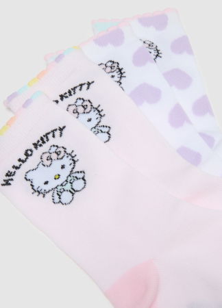 Accesorii - Ciorapi Scurti Multicolori Fete 3-10 Ani