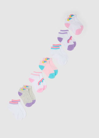 FETE - Ciorapi Scurti Multicolour Fete 3-10 Ani