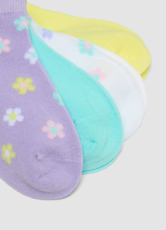 Accesorii - Ciorapi Scurti Multicolour Fete 3-10 Ani