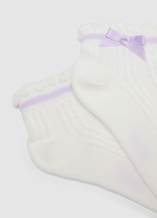 ДЕВОЧКИ - Короткие Носки Для Девочек White 3-10 Лет