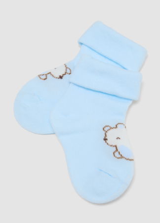 МАЛЬЧИКИ - Летние Носки Для Мальчиков Light Blue 9-36 Месяцев