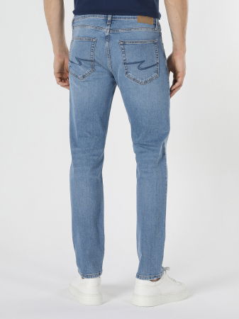 BARBATI - COLIN'S Blugi Albastri Deschisi 044 KARL Straight Barbati