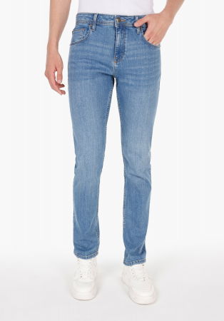JEANS - COLIN'S Blugi Albastri Deschisi 044 KARL Straight Barbati