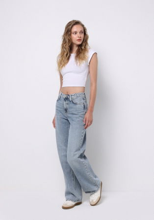 ЖЕНЩИНЫ - COLIN'S Джинсы Acik 970 BERRY Wide Leg