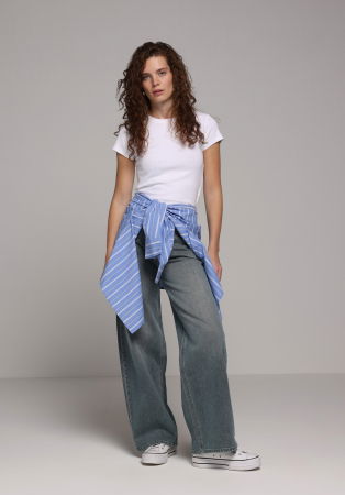 Loose - COLIN'S Blugi Albastri Bottom Femei