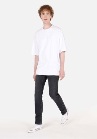 BARBATI - COLIN'S Blugi Gri Inchis 044 KARL Straight Barbati