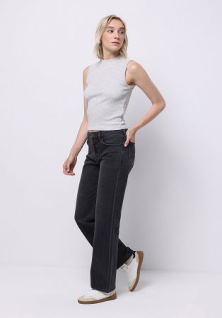 JEANS - COLIN'S Blugi Negri 880 ELISA Straight Femei