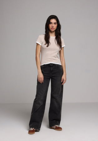 Regular - COLIN'S Blugi Negri 970 BERRY Regular Femei