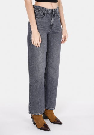 Regular - COLIN'S Blugi Gri Inchis 970 BERRY Wide Leg Femei