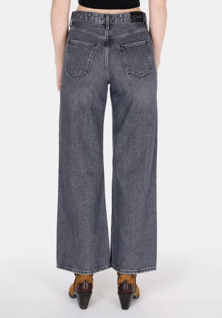 Regular - COLIN'S Blugi Gri Inchis 970 BERRY Wide Leg Femei