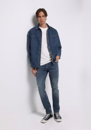 Straight - COLIN'S Blugi Navy 044 KARL Barbati