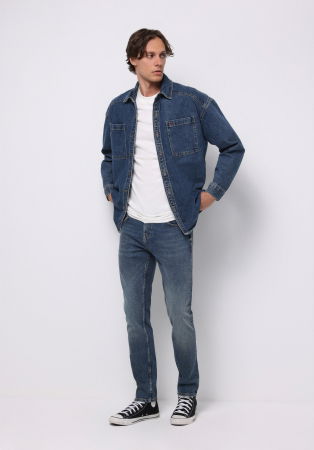 Straight - COLIN'S Blugi Navy 044 KARL Barbati