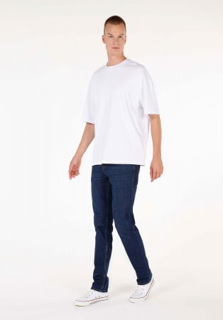 JEANS - COLIN'S Blugi Albastri 044 KARL Straight Barbati