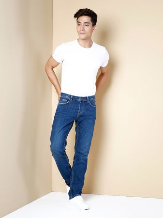 JEANS - COLIN'S Blugi Albastri 044 KARL Straight Barbati