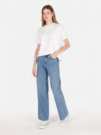 COLIN'S Blugi Albastri 970 BERRY Wide Leg Femei [2]