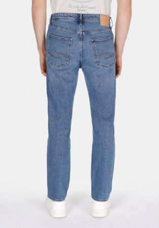 JEANS - COLIN'S Blugi Albastri Bottom Slim Straight Barbati