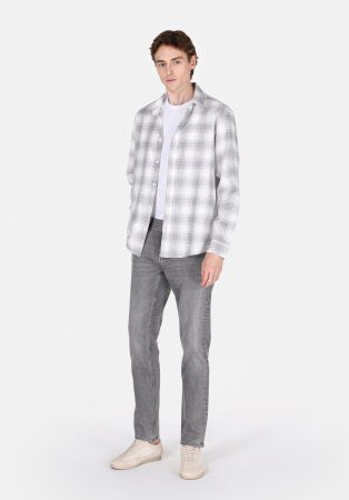 JEANS - COLIN'S Blugi Gri Inchis 044 KARL Straight Barbati