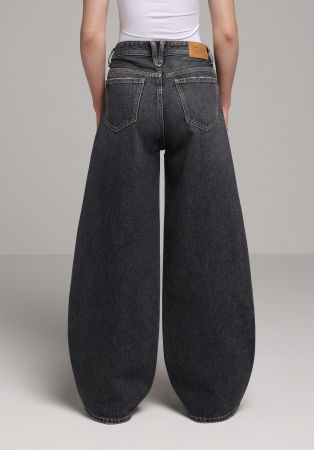 Baggy - COLIN'S Blugi Gri Inchis 978 EDNA Loose Femei