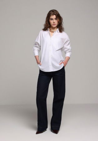 Wide Leg - COLIN'S Blugi Indigo 970 Berry Femei