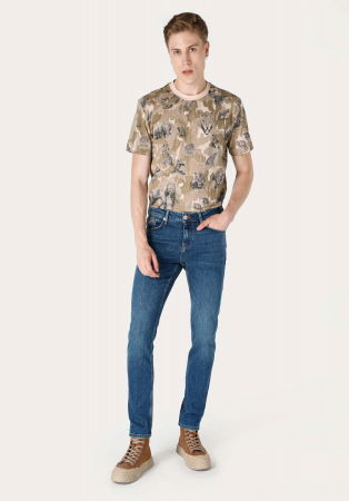 JEANS - COLIN'S Blugi Albastri 044 KARL Straight Barbati