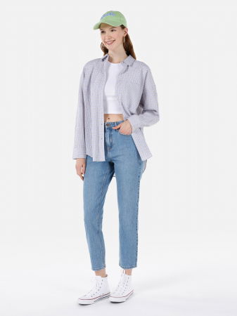 JEANS - COLIN'S Blugi Mavi 896 Maria Mom Femei