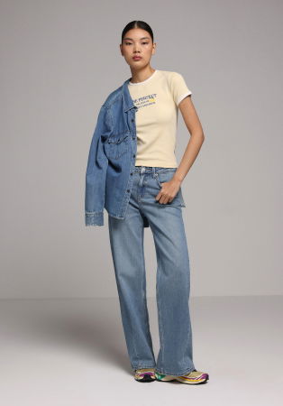 Wide Leg - COLIN'S Женские Джинсы Голубые 970 Berry 