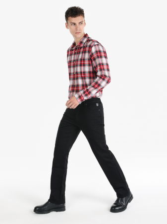 JEANS - COLIN'S Blugi Negri 045 DAVID Regular Barbati