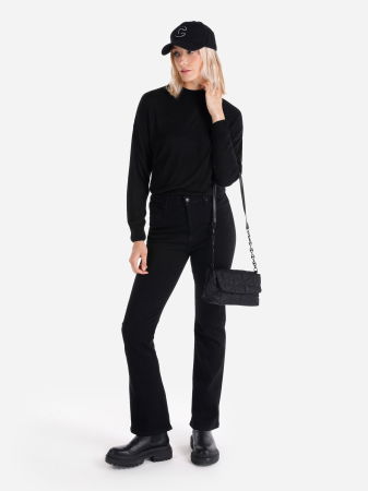 Regular - COLIN'S Blugi Negri 791 MONICA Regular Femei