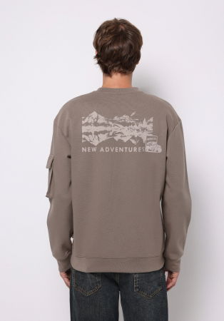 BARBATI - COLIN'S Bluza Bej  Barbati