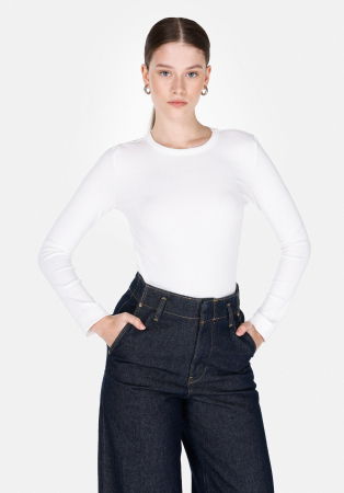 IMBRACAMINTE - COLIN'S Bluza Alba Slim Femei