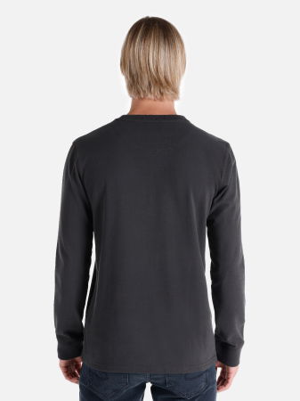 Hanorace - COLIN'S Bluza Gri Inchis Slim Barbati